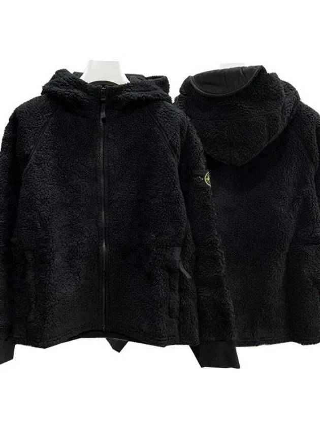 Kids Wappen Terry Hooded Zip Up Jacket 771660343 V0029 270251 1095024 - STONE ISLAND - BALAAN 1