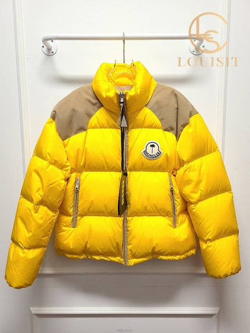 Used luxury goods Lewis It 3 Montclair Genius Palm Angels Yellow Kelsey Padded Jumper - MONCLER - BALAAN 1