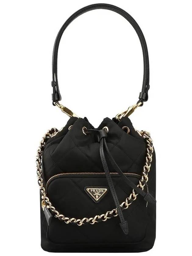 Re-Edition 1995 Chaîne Re-Nylon Shoulder Bag Black - PRADA - BALAAN 2