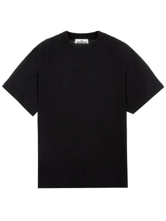 Overfit summer shirt old effect black 781521145 V0129 - STONE ISLAND - BALAAN 1