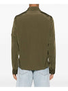 Chrome-R Pocket Over Long Sleeve Shirt Green - CP COMPANY - BALAAN 4