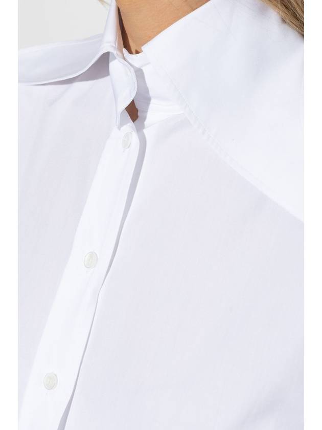 Alexander McQueen Shirt With Decorative Collar, Women's, White - ALEXANDER MCQUEEN - BALAAN 5