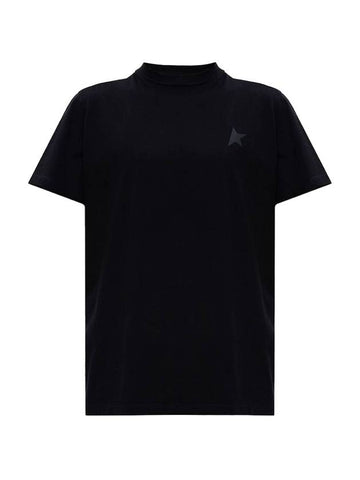 Black Star Collection Short Sleeve T-Shirt Black - GOLDEN GOOSE - BALAAN 1