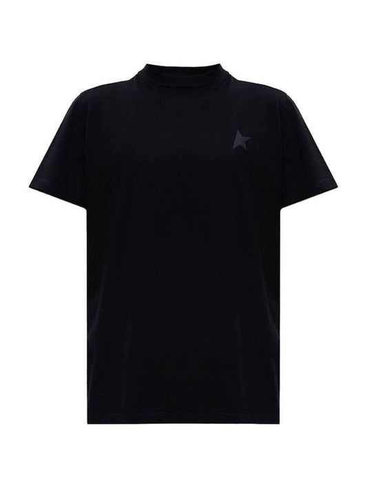 Black Star Collection Short Sleeve T-Shirt Black - GOLDEN GOOSE - BALAAN 1