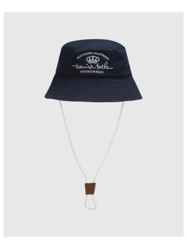 TRAVISMATHEW Women s Denim Look Bucket Hat Navy - TRAVIS SCOTT - BALAAN 1