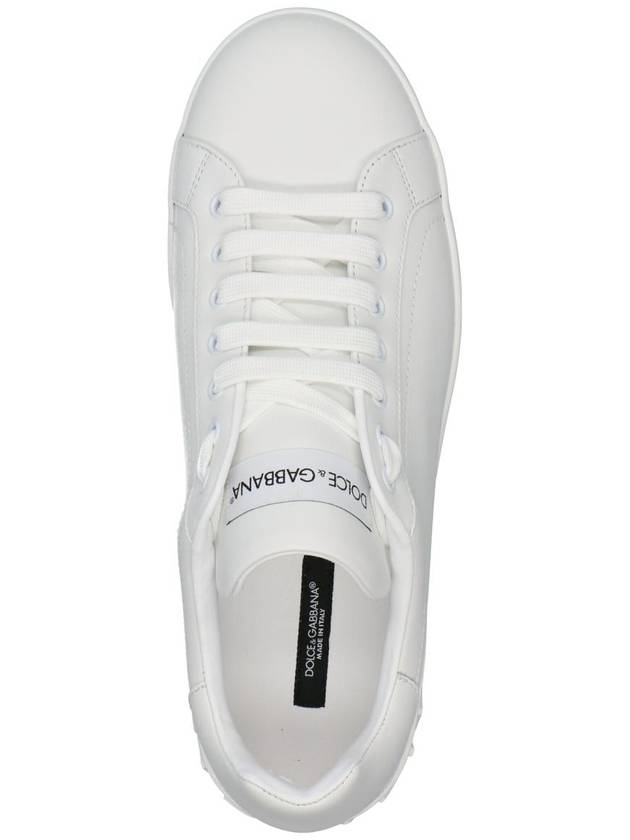 Portofino Calfskin Low Top Sneakers White - DOLCE&GABBANA - BALAAN 5