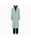 Breasted Wool Single Coat Sky Blue - AMI - BALAAN 2