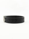 Intrecciato Reversible Leather Belt Black - BOTTEGA VENETA - BALAAN 4