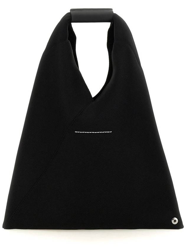 Small Classic Triangle Tote Bag Black - MAISON MARGIELA - BALAAN 3