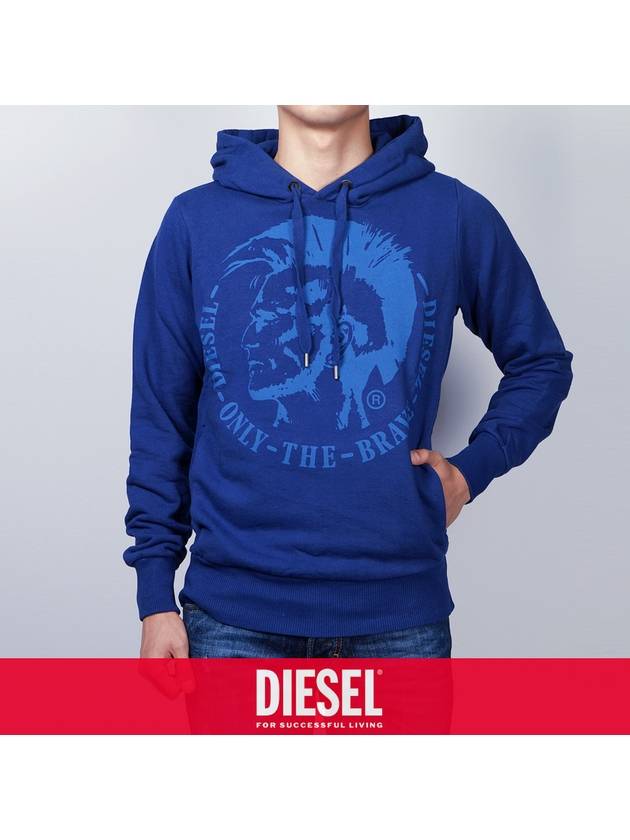 Men Indian Mohawk Printing Hoodie 83A - DIESEL - BALAAN 1