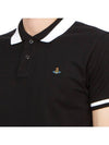 Classic ORB Logo Polo Shirt Black - VIVIENNE WESTWOOD - BALAAN 9