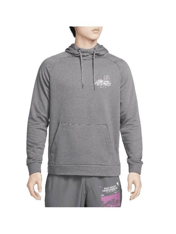 Dri Fit Fitness Hoodie Grey - NIKE - BALAAN 1