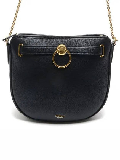 Brockwell Chain Leather Cross Bag Black - MULBERRY - BALAAN 2