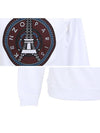 Men's Watch Eiffel Tower Print Cotton Sweatshirt White - KENZO - BALAAN 6