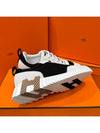 Bouncing Low Top Sneakers Noir Blanc - HERMES - BALAAN 9