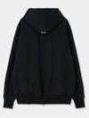 Round Patch Hoodie Zip Up Black - KINETO - BALAAN 4