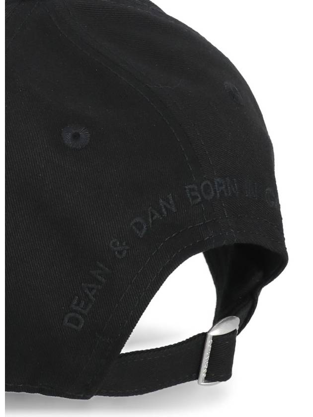 Canadian Flag Ball Cap Black - DSQUARED2 - BALAAN 5