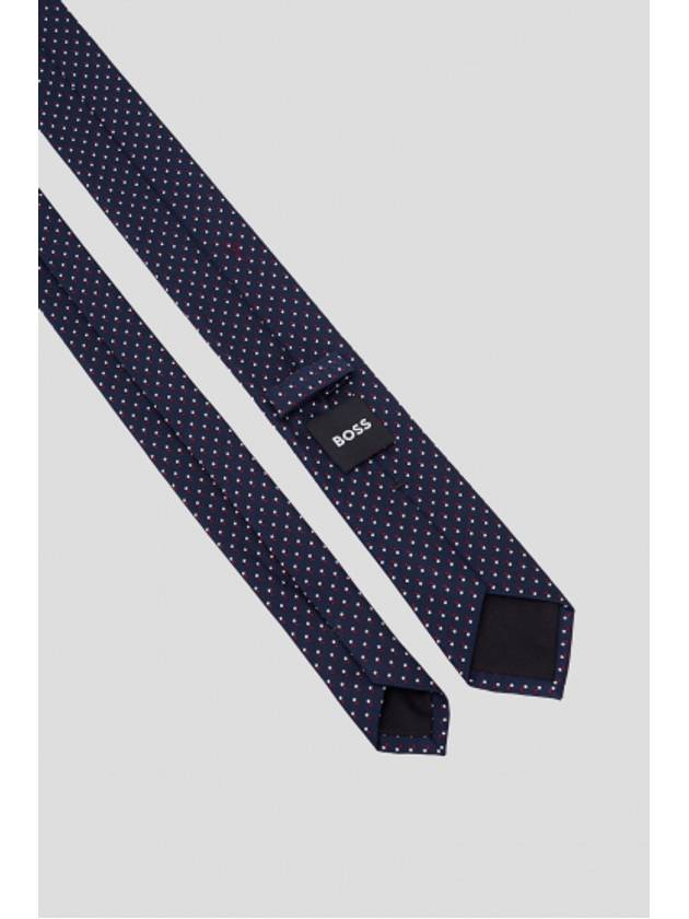 Green Cotton Blend Tie 50522007 405 - HUGO BOSS - BALAAN 4