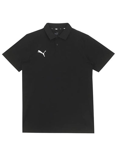 Team Goal Casual Polo Shirt Black - PUMA - BALAAN 1