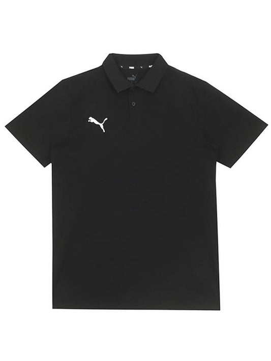 Team Goal Casual Polo Short Sleeve 65860503 Black R - PUMA - BALAAN 1