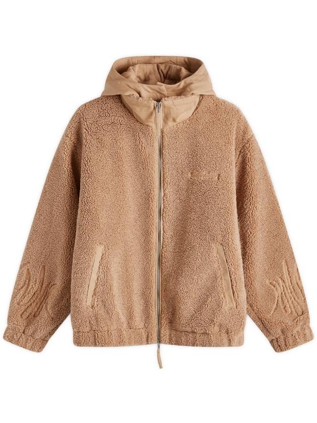 Free Fallin Fleece Hooded Jacket Brown - HOUSE OF SUNNY - BALAAN 1