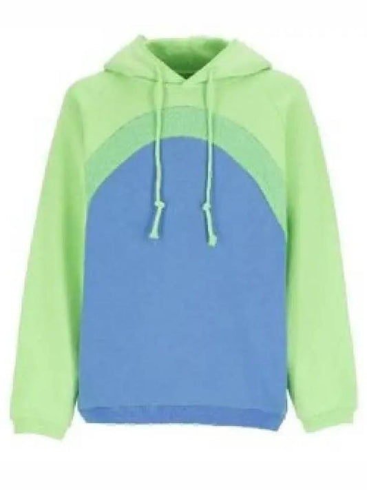 RL Rainbow Hoodie Knit Blue 07T023 Hooded Sweatshirt 938696 - ERL - BALAAN 1