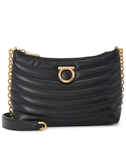 Chain Shoulder Bag Black - SALVATORE FERRAGAMO - BALAAN 2