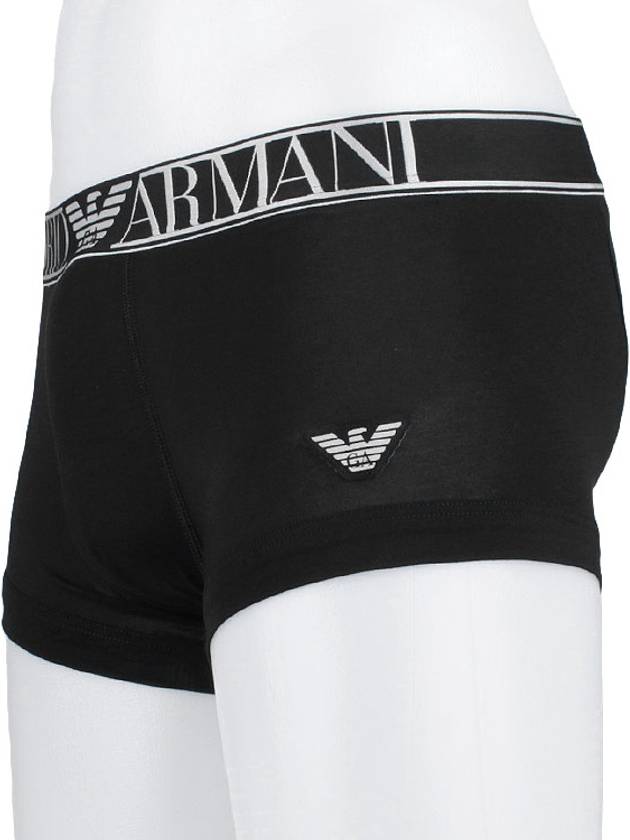 Men's Logo Boxer Briefs Black - EMPORIO ARMANI - BALAAN 4