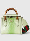 Diana Python Mini Tote Bag Gradient Green - GUCCI - BALAAN 2