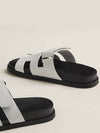 Chypre Calfskin Sandals Blanc - HERMES - BALAAN 5