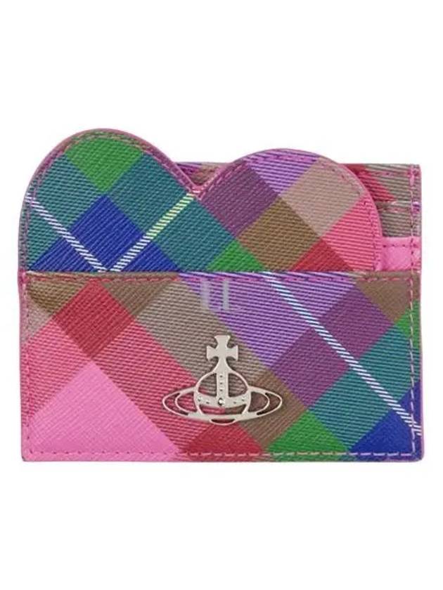 Orb Plaque Heart Shape Check Card Wallet - VIVIENNE WESTWOOD - BALAAN 2