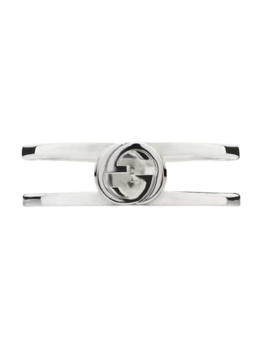 Interlocking Ring Silver - GUCCI - BALAAN 1