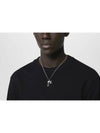 Men's Monogram Eclipse Charms Necklace Silver - LOUIS VUITTON - BALAAN 4