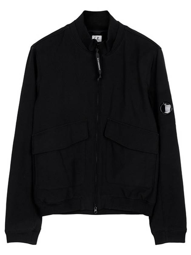 Shell-R Bomber Jacket Black - CP COMPANY - BALAAN 2