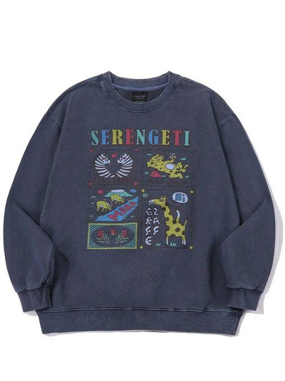 Serengeti Pigment Sweatshirt Dark Blue - CPGN STUDIO - BALAAN 2