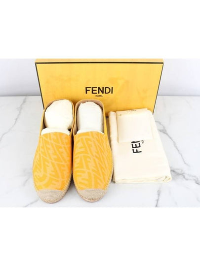 FF fabric espadrille yellow 9 280 - FENDI - BALAAN 2