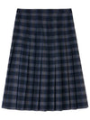 RS9seoul 100 wool high waist CD pleated skirt - RS9SEOUL - BALAAN 2