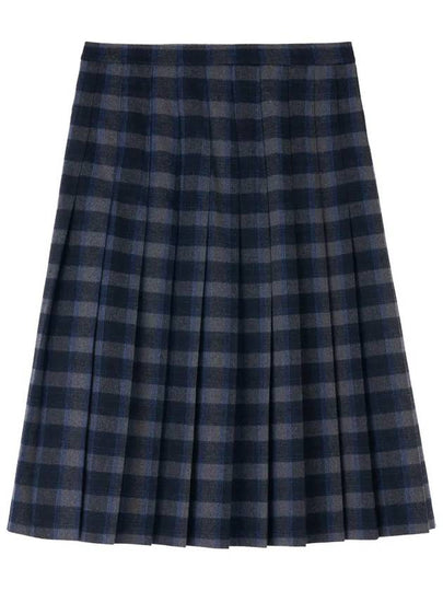 RS9seoul 100 wool high waist CD pleated skirt - RS9SEOUL - BALAAN 2