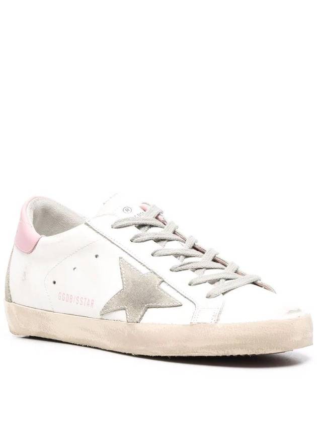 SUPER-STAR LEATHER UPPER AND HEEL SUEDE STAR AND SPUR CREAM SOLE - GOLDEN GOOSE - BALAAN 2