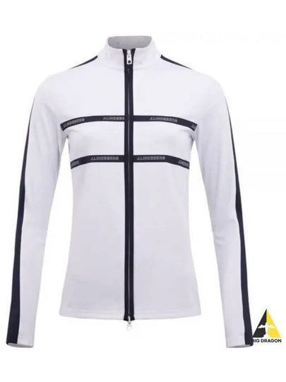 Golf Jade Mid Layer Zip-Up Jacket White - J.LINDEBERG - BALAAN 2