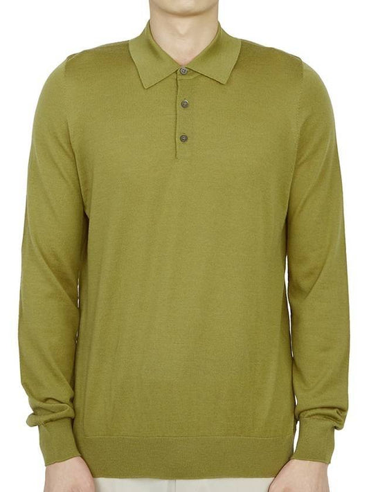Knit PK Shirt Green - JOHNSTONS OF ELGIN - BALAAN 1