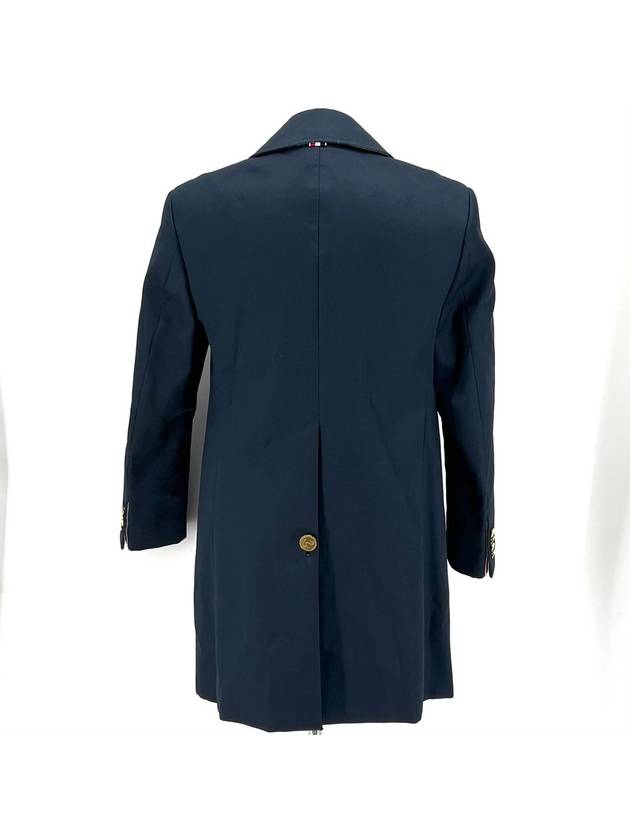 gold button mac coat jacket - THOM BROWNE - BALAAN 6