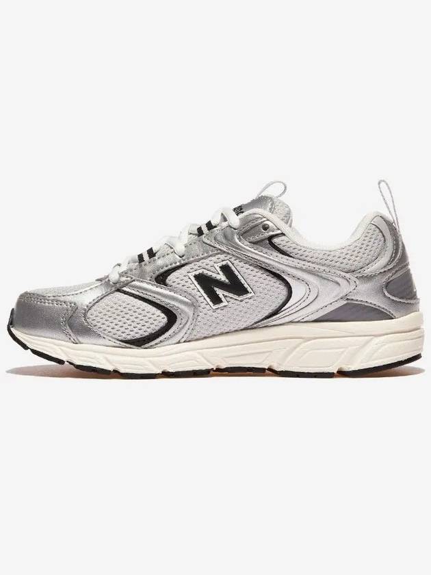 408 Low Top Sneakers Silver - NEW BALANCE - BALAAN 6