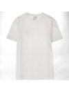 Round Neck Oversized Fit Short Sleeve T-shirt White - ACNE STUDIOS - BALAAN 2