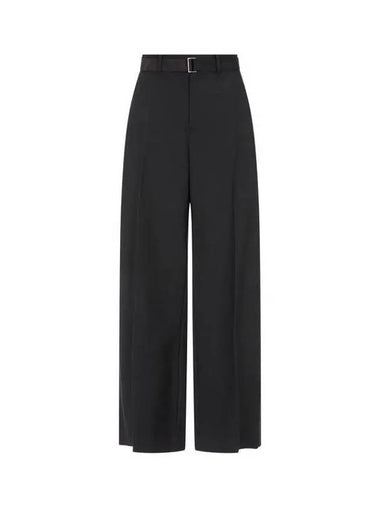 24 4 11 Request Women s Waist Belt Wide Shooting Pants Black - SACAI - BALAAN 1