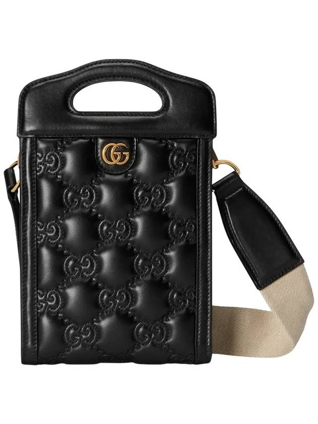 GG Matelasse Mini Bag Black - GUCCI - BALAAN 6