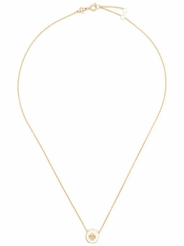 Kira Enamel Pendant Necklace Gold - TORY BURCH - BALAAN 2