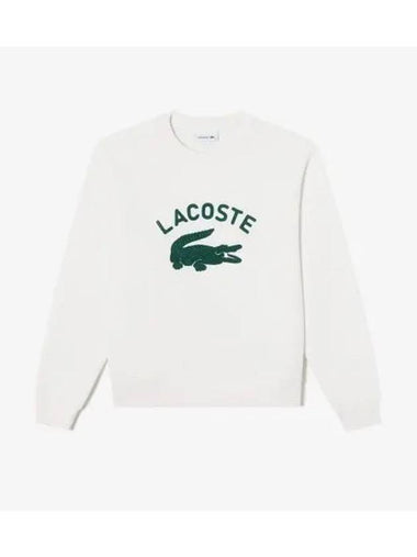 Women s CP Chouli Crew Neck Sweatshirt OFFWHITE Off White - LACOSTE - BALAAN 1