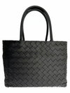 Intrecciato Lambskin Tote Bag Black - BOTTEGA VENETA - BALAAN 5