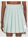 Women's Stripe Pleats Skirt Green - THOM BROWNE - BALAAN 2